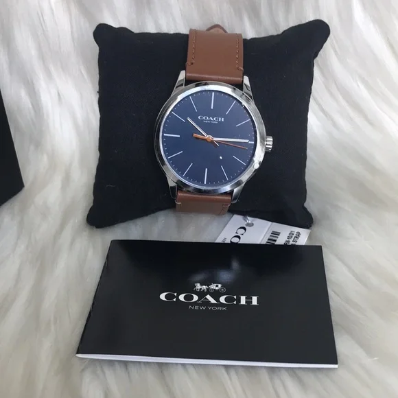 Coach Men’s Baxter Watch, 39 Mm color Brown